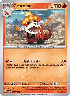 Kartu Crocalor dari Kilat Rasi, nomor 030/182