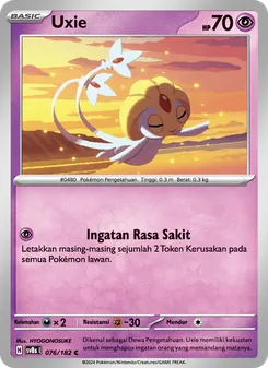 Kartu Uxie dari Kilat Rasi, nomor 076/182
