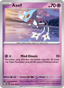 Kartu Azelf dari Kilat Rasi, nomor 078/182