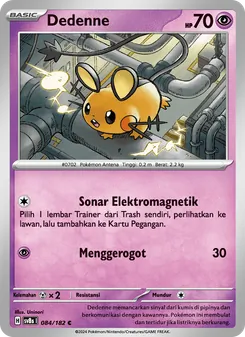 Kartu Dedenne dari Kilat Rasi, nomor 084/182