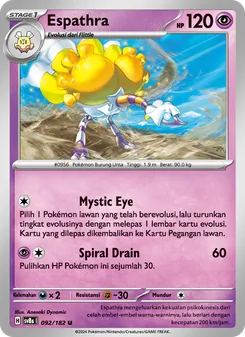 Kartu Espathra dari Kilat Rasi, nomor 092/182
