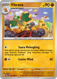 Kartu Vibrava dari Kilat Rasi, nomor 102/182