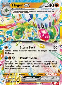 Kartu Flygon ex dari Kilat Rasi, nomor 103/182