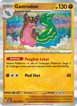 Kartu Gastrodon dari Kilat Rasi, nomor 104/182