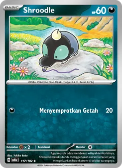 Kartu Shroodle dari Kilat Rasi, nomor 117/182
