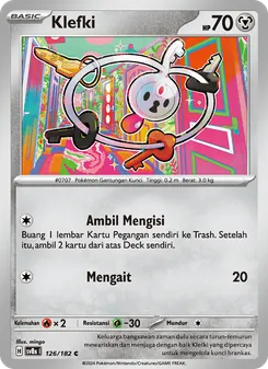 Kartu Klefki dari Kilat Rasi, nomor 126/182