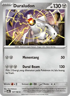 Kartu Duraludon dari Kilat Rasi, nomor 127/182