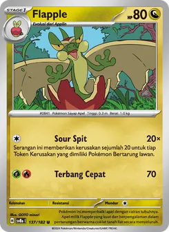 Kartu Flapple dari Kilat Rasi, nomor 137/182