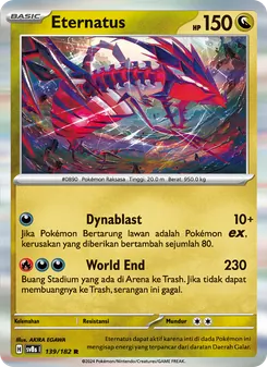 Kartu Eternatus dari Kilat Rasi, nomor 139/182