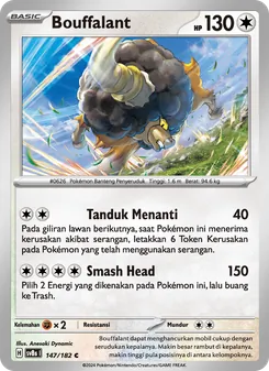 Kartu Bouffalant dari Kilat Rasi, nomor 147/182