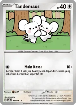 Kartu Tandemaus dari Kilat Rasi, nomor 153/182