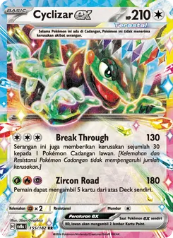 Kartu Cyclizar ex dari Kilat Rasi, nomor 155/182