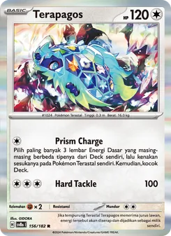 Kartu Terapagos dari Kilat Rasi, nomor 156/182