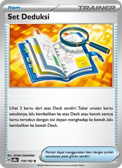 Kartu Set Deduksi dari Kilat Rasi, nomor 159/182