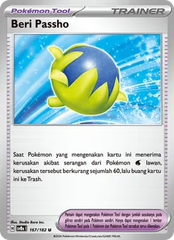 Kartu Beri Passho dari Kilat Rasi, nomor 167/182
