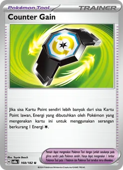 Kartu Counter Gain dari Kilat Rasi, nomor 168/182