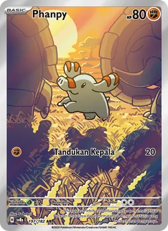 Kaart Phanpy uit สเตลลาร์สายฟ้าฟาด, nummer 197/182