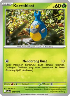 Kartu Karrablast dari Ikatan Takdir, nomor 012/139