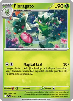 Kartu Floragato dari Ikatan Takdir, nomor 019/139