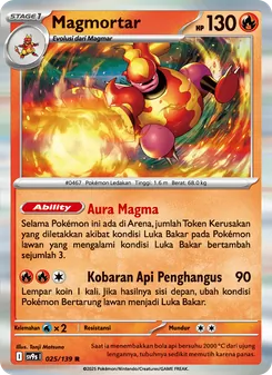 Kartu Magmortar dari Ikatan Takdir, nomor 025/139