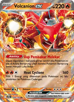 Kartu Volcanion ex dari Ikatan Takdir, nomor 028/139