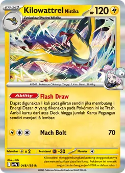 Kartu Kilowattrel <Mistika> dari Ikatan Takdir, nomor 048/139