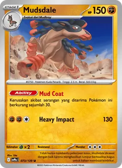 Kartu Mudsdale dari Ikatan Takdir, nomor 073/139