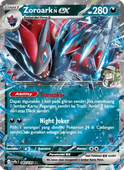 Kartu Zoroark <N> ex dari Ikatan Takdir, nomor 087/139