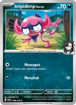 Kartu Impidimp <Marnie> dari Ikatan Takdir, nomor 089/139