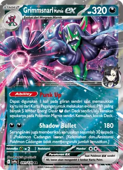 Kartu Grimmsnarl <Marnie> ex dari Ikatan Takdir, nomor 091/139
