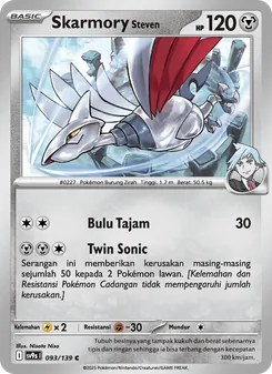 Kartu Skarmory <Steven> dari Ikatan Takdir, nomor 093/139