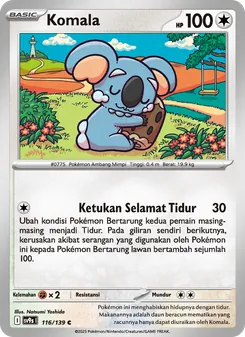 Kartu Komala dari Ikatan Takdir, nomor 116/139