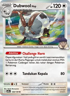 Kartu Dubwool <Hop> dari Ikatan Takdir, nomor 120/139