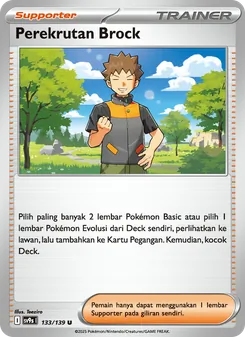 Kartu Perekrutan Brock dari Ikatan Takdir, nomor 133/139