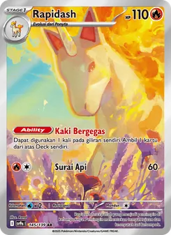 Kartu Rapidash dari Ikatan Takdir, nomor 145/139