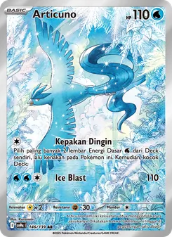 Kartu Articuno dari Ikatan Takdir, nomor 146/139