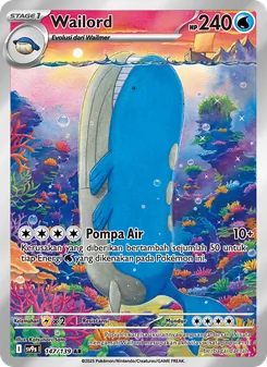 Kartu Wailord dari Ikatan Takdir, nomor 147/139