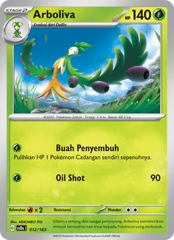 Kartu Arboliva dari Deck Ringkas ex, nomor 012/163