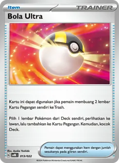Kartu Bola Ultra [Item] dari Koraidon ex Purba, nomor 013/22