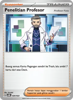 Kartu Penelitian Profesor (Profesor Futu) dari Miraidon ex Futur, nomor 020/22