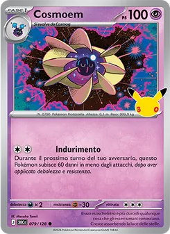 Carta Cosmoem dell'espansione 30° Anniversario, numero 079/128