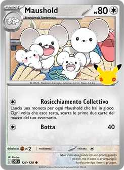 Carta Maushold dell'espansione 30° Anniversario, numero 125/128
