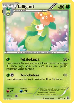 Carta Lilligant dell'espansione Nero e Bianco, numero 10/114