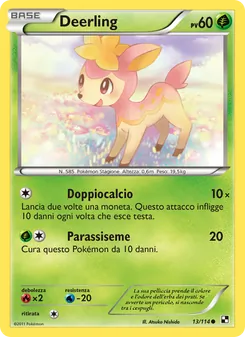 Carta Deerling dell'espansione Nero e Bianco, numero 13/114