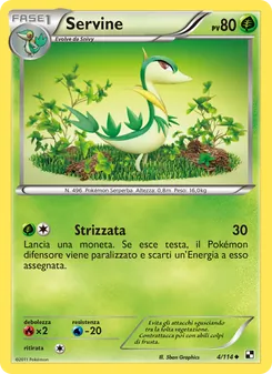 Carta Servine dell'espansione Nero e Bianco, numero 4/114