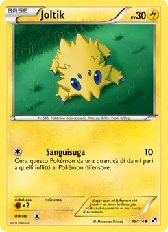 Carta Joltik dell'espansione Nero e Bianco, numero 45/114