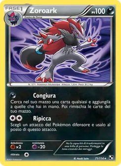 Carta Zoroark dell'espansione Nero e Bianco, numero 71/114