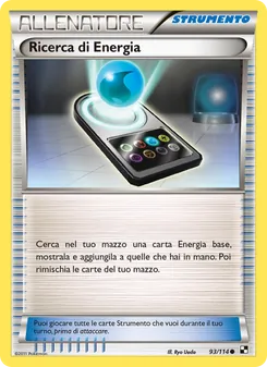 Carta Ricerca di Energia dell'espansione Nero e Bianco, numero 93/114