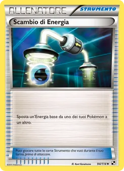Carta Scambio di Energia dell'espansione Nero e Bianco, numero 94/114