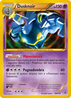 Carta Dusknoir dell'espansione Esplosione Plasma, numero 104/101